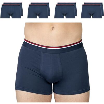 SES Lot de 8 boxers pour homme Bleu Large - Publicité SES Lot de 8 boxers pour homme Bleu Large - Publicité