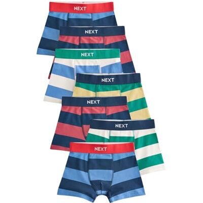 NEXT Garçon Boxer, Lot de 7 Coupe standard, Taille mi-haute - Publicité NEXT Garçon Boxer, Lot de 7 Coupe standard, Taille mi-haute - Publicité