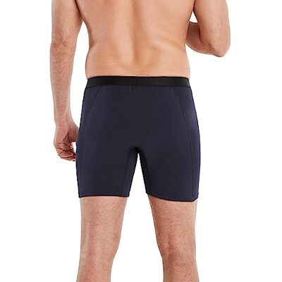 FINN Boxer Anti-Transpiration Homme Protection Contre Les Taches de Sueur et Les Odeurs de Transpiration Caleçon Contre la Forte Transpiration des Fesses Bleu M - Publicité FINN Boxer Anti-Transpiration Homme Protection Contre Les Taches de Sueur et Les Odeurs de Transpiration Caleçon Contre la Forte Transpiration des Fesses Bleu M - Publicité