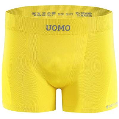 sesto senso Boxer Hommes sans Couture Rétro Caleçons Slips Confortable Trunks Basique Culotte sous-vêtements L/XL Jaune - Publicité sesto senso Boxer Hommes sans Couture Rétro Caleçons Slips Confortable Trunks Basique Culotte sous-vêtements L/XL Jaune - Publicité