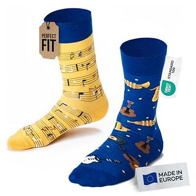 Many Mornings socks Music Notes, Taille:43-46 - Publicité Many Mornings socks Music Notes, Taille:43-46 - Publicité