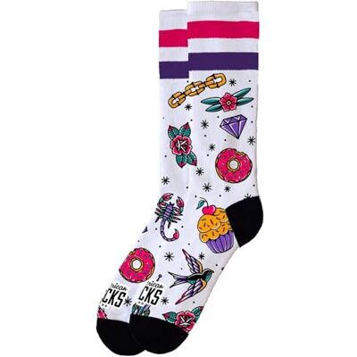 American Socks Cupcake Long Socks EU 41-46 - Publicité American Socks Cupcake Long Socks EU 41-46 - Publicité