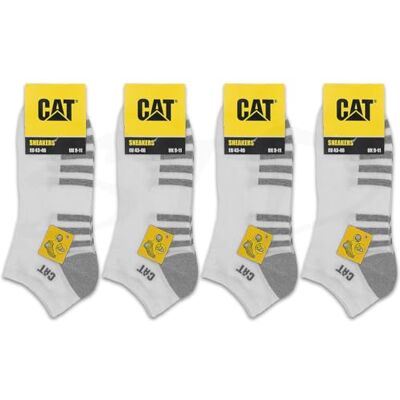 CAT Caterpillar Lot de 12 paires de chaussettes de travail légères Tailles 39-42, 43-46, 47-50 Chaussettes fines renforcées à la cheville Noir ou blanc Coton peigné - Publicité CAT Caterpillar Lot de 12 paires de chaussettes de travail légères Tailles 39-42, 43-46, 47-50 Chaussettes fines renforcées à la cheville Noir ou blanc Coton peigné - Publicité