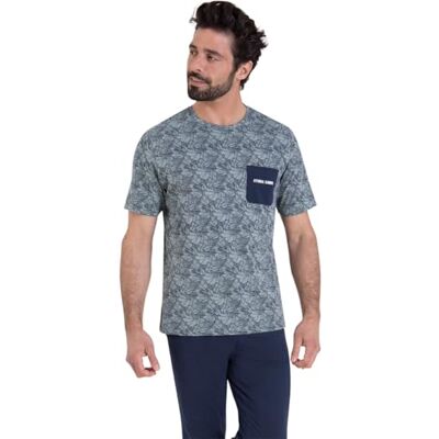 Athena Summer,Pyjama Long Col O,Nuit Homme - Publicité Athena Summer,Pyjama Long Col O,Nuit Homme - Publicité