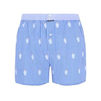 ARTHUR Caleçon Homme Motifs Panda Rayures Bleu Taille M - Publicité ARTHUR Caleçon Homme Motifs Panda Rayures Bleu Taille M - Publicité