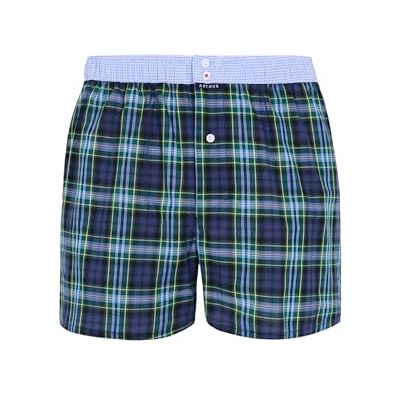 ARTHUR Caleçon Homme Tartan Marine et Vert Taille S - Publicité ARTHUR Caleçon Homme Tartan Marine et Vert Taille S - Publicité