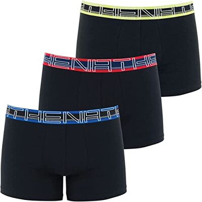 Athena Lot de 3 Boxers Homme 720 Stretch Coton Boxers Coton Hyper Extensibles, Respirants Coupe Ergonomique, Confort et Maintien Label Oeko-TEX® Standard 100 - Publicité Athena Lot de 3 Boxers Homme 720 Stretch Coton Boxers Coton Hyper Extensibles, Respirants Coupe Ergonomique, Confort et Maintien Label Oeko-TEX® Standard 100 - Publicité