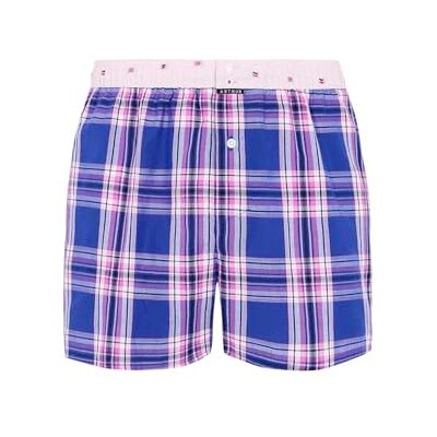 ARTHUR Caleçon Homme Tartan Marine et Rose XXL - Publicité ARTHUR Caleçon Homme Tartan Marine et Rose XXL - Publicité