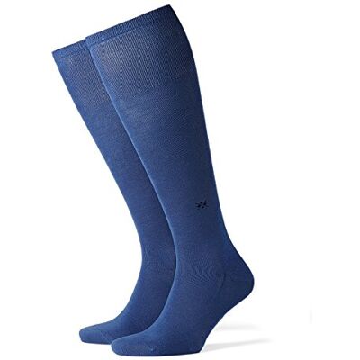 Burlington Messieurs Mi-Bas Dublin Lot de 2 Bleu - - Publicité Burlington Messieurs Mi-Bas Dublin Lot de 2 Bleu - - Publicité