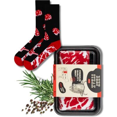 soxo Cadeau Gourmand Coffret Fan De Saucisson Chaussettes Homme 40-45 - Publicité soxo Cadeau Gourmand Coffret Fan De Saucisson Chaussettes Homme 40-45 - Publicité