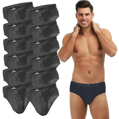 SGS Lot de 6 à 12 Calecon Homme Confortables en Coton pour Hommes Slip Homme, sous-Vêtements Respirants et Doux Tailles S à XXL, Multicolores - Publicité SGS Lot de 6 à 12 Calecon Homme Confortables en Coton pour Hommes Slip Homme, sous-Vêtements Respirants et Doux Tailles S à XXL, Multicolores - Publicité