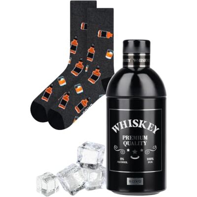 soxo Coffret Whisky Cadeau Homme Chaussettes Coton & Verre Luxe 40-45 - Publicité soxo Coffret Whisky Cadeau Homme Chaussettes Coton & Verre Luxe 40-45 - Publicité
