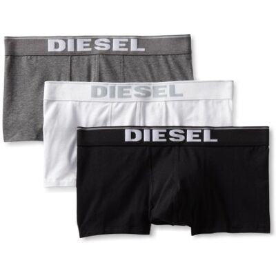 Diesel UMBX-KORY Boxer Homme Multicolore (noir/gris/blanc) Small Lot de 3 - Publicité Diesel UMBX-KORY Boxer Homme Multicolore (noir/gris/blanc) Small Lot de 3 - Publicité