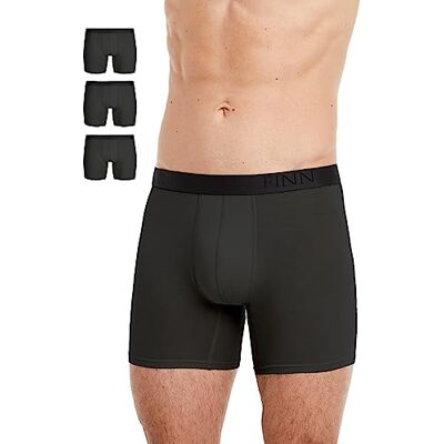 FINN Boxer Hommes Pack de 3 Caleçon Micromodaux Respirants Gris S - Publicité FINN Boxer Hommes Pack de 3 Caleçon Micromodaux Respirants Gris S - Publicité