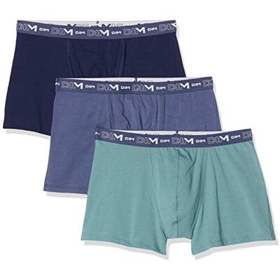 DIM. Boxer Coton Stretch X3 Boxer de bain Homme Multicolore (Vert Palme/Bleu Orage/Bleu Denim 95v) XX-Large (Taille fabricant: 6) 3lot de3 - Publicité DIM. Boxer Coton Stretch X3 Boxer de bain Homme Multicolore (Vert Palme/Bleu Orage/Bleu Denim 95v) XX-Large (Taille fabricant: 6) 3lot de3 - Publicité