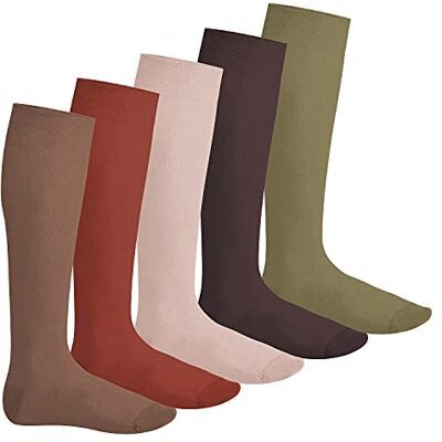 Footstar femmes hommes Paquet de 5 EVERYDAY! dames genou chaussettes tailles 35-50 - Publicité Footstar femmes hommes Paquet de 5 EVERYDAY! dames genou chaussettes tailles 35-50 - Publicité