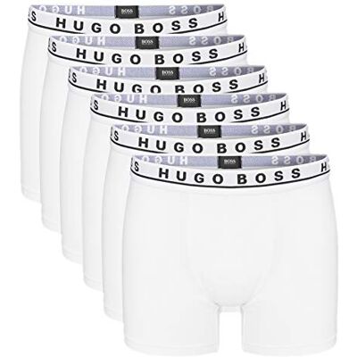 Hugo Boss Lot de 6 boxers pour homme 50325404 - Publicité Hugo Boss Lot de 6 boxers pour homme 50325404 - Publicité