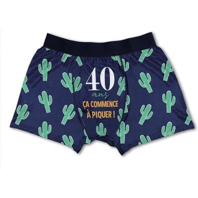 STC Boxer 40ans Taille XL - Publicité STC Boxer 40ans Taille XL - Publicité