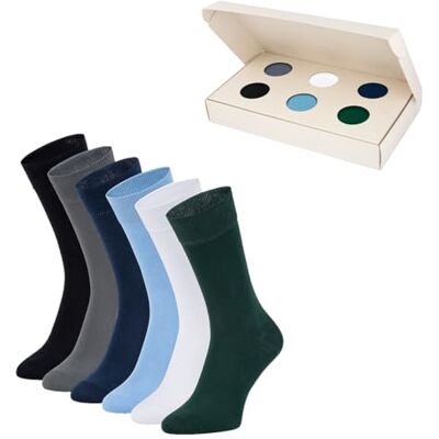 ZOOKSY Chaussettes Longues en Coton 6 Paires I Unisex pour Adultes I Chaussettes pour Tous les Jours I Chaussettes Unisexes, Confortables I Chaussettes de Sport I Taille: 36-40 I casual box - Publicité ZOOKSY Chaussettes Longues en Coton 6 Paires I Unisex pour Adultes I Chaussettes pour Tous les Jours I Chaussettes Unisexes, Confortables I Chaussettes de Sport I Taille: 36-40 I casual box - Publicité
