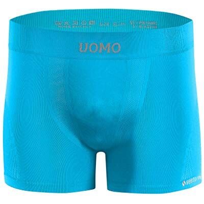 sesto senso Boxer Hommes sans Couture Rétro Caleçons Slips Confortable Trunks Basique Culotte sous-vêtements L/XL Ciel Bleu - Publicité sesto senso Boxer Hommes sans Couture Rétro Caleçons Slips Confortable Trunks Basique Culotte sous-vêtements L/XL Ciel Bleu - Publicité