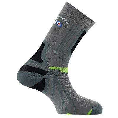 Thyo Mi-chaussettes La Double® Trek en fils recyclés - Publicité Thyo Mi-chaussettes La Double® Trek en fils recyclés - Publicité
