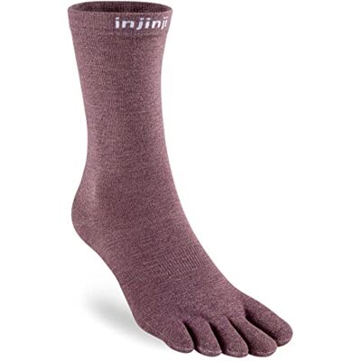 Injinji Performance Liner Lightweight Crew CoolMax Toe Socks- Black - Publicité Injinji Performance Liner Lightweight Crew CoolMax Toe Socks- Black - Publicité
