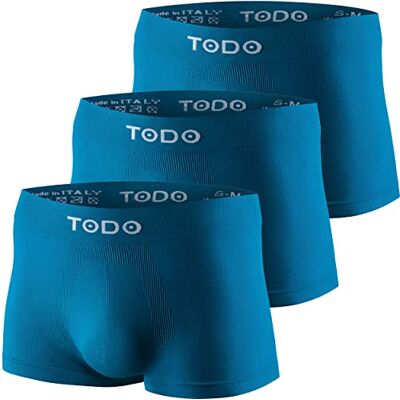 TODO Boxer de Sport Homme Respirant (Lot de 3) élastique sous-vêtements, Ajustement Parfait, sans Plis, sans frottement - Publicité TODO Boxer de Sport Homme Respirant (Lot de 3) élastique sous-vêtements, Ajustement Parfait, sans Plis, sans frottement - Publicité