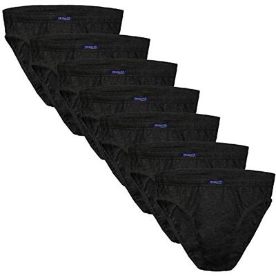 BRUBAKER Slip Homme Lot de 7 Blend de Coton Anthracite XL - Publicité BRUBAKER Slip Homme Lot de 7 Blend de Coton Anthracite XL - Publicité