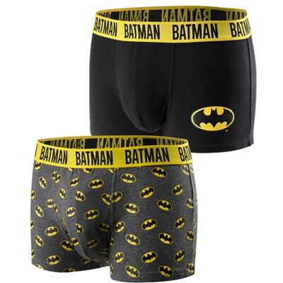 soxo DC Comics The Batman Calecon Homme Boxer Cadeaux Hommes Coton Cadeau Slip Original L 2 Pièces Batman 2 - Publicité soxo DC Comics The Batman Calecon Homme Boxer Cadeaux Hommes Coton Cadeau Slip Original L 2 Pièces Batman 2 - Publicité