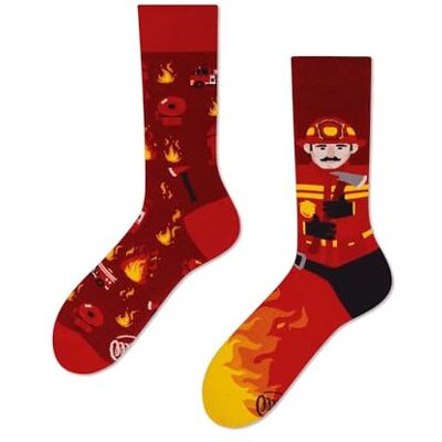 Many Mornings The Fireman Chaussettes mélangées, Multicolore, 39-42 Mixte - Publicité Many Mornings The Fireman Chaussettes mélangées, Multicolore, 39-42 Mixte - Publicité