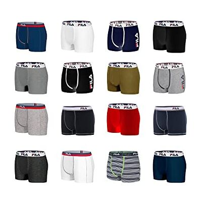 Fila Pack Surprise Calecon Boxer Homme Coton, Modèle Aléatoire, Maintien Anti-Glisse, Stretch et Durable (Lot de 6) - Publicité Fila Pack Surprise Calecon Boxer Homme Coton, Modèle Aléatoire, Maintien Anti-Glisse, Stretch et Durable (Lot de 6) - Publicité