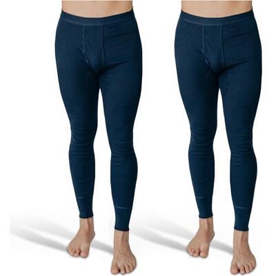 SES caleçon Long Coton, Pack de 2 caleçons Longs Hommes en côtes Fines, Taille S, avec Braguette et Ceinture Douce, en Coton/calson Long pour Homme Marine Jambes Longues - Publicité SES caleçon Long Coton, Pack de 2 caleçons Longs Hommes en côtes Fines, Taille S, avec Braguette et Ceinture Douce, en Coton/calson Long pour Homme Marine Jambes Longues - Publicité