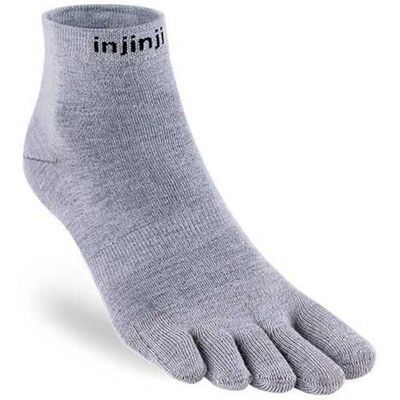 Injinji Liner Mini Crew Heather Grey S, gris, S Große Größen - Publicité Injinji Liner Mini Crew Heather Grey S, gris, S Große Größen - Publicité