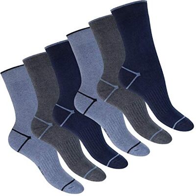 Footstar Lot de 6 paires de chaussettes thermiques EVERYDAY jean - Publicité Footstar Lot de 6 paires de chaussettes thermiques EVERYDAY jean - Publicité