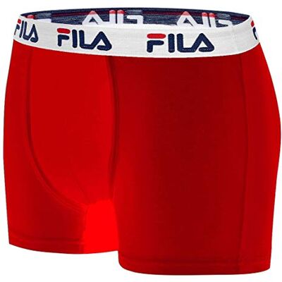 Fila Boxer Coton Homme 5016 Rouge - Publicité Fila Boxer Coton Homme 5016 Rouge - Publicité