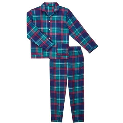 ARTHUR Pyjama Homme Boutonné Motif Thomas Tartan Carreaux Vert M - Publicité ARTHUR Pyjama Homme Boutonné Motif Thomas Tartan Carreaux Vert M - Publicité
