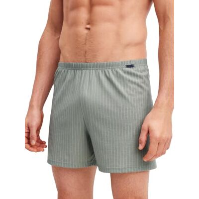 Calida Prints Jersey Boxer Homme Avec ceinture recouverte de tissu, 100 % coton - Publicité Calida Prints Jersey Boxer Homme Avec ceinture recouverte de tissu, 100 % coton - Publicité