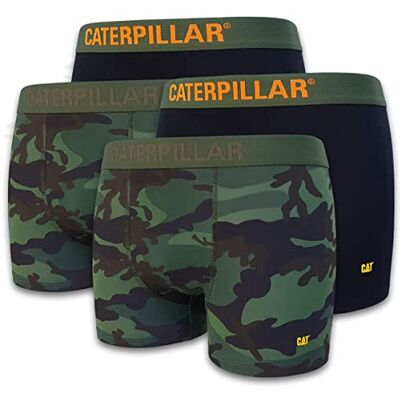 CAT Caterpillar Boxers pour Homme Camouflage caleçons en Tailles M, L, XL, XXL (Lot de 4, 8 ou 12) (4, XXL) - Publicité CAT Caterpillar Boxers pour Homme Camouflage caleçons en Tailles M, L, XL, XXL (Lot de 4, 8 ou 12) (4, XXL) - Publicité