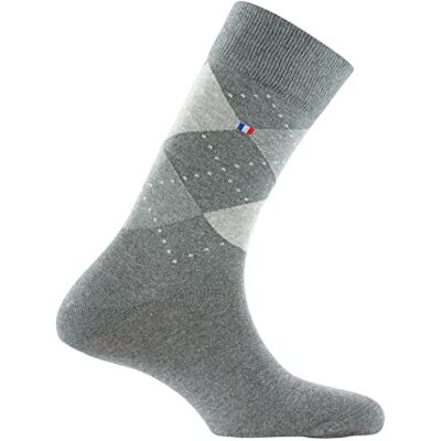 Kindy Mi-chaussettes en coton Drapeau Intarsia MADE IN FRANCE couleur Gris Pointure 39-42 - Publicité Kindy Mi-chaussettes en coton Drapeau Intarsia MADE IN FRANCE couleur Gris Pointure 39-42 - Publicité