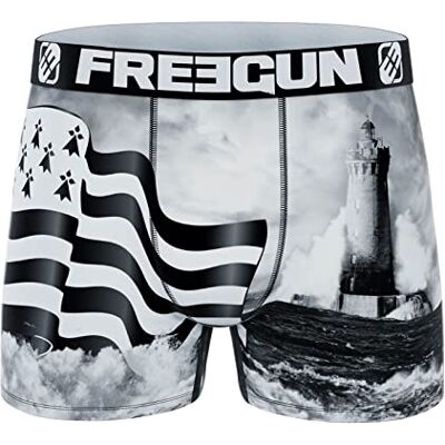 FREEGUN Boxer Homme Microfibre Nos Régions - Publicité FREEGUN Boxer Homme Microfibre Nos Régions - Publicité