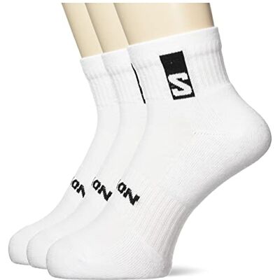Salomon Everyday ankle pack de 3 blanc - Chaussettes - Publicité Salomon Everyday ankle pack de 3 blanc - Chaussettes - Publicité