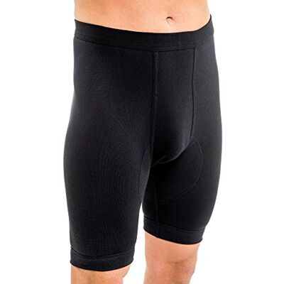 HERMKO 3980 Caleçon Longueur Genou pour Homme avec Fente, Boxer Taille Haute 100% Coton Biologique, Taille:5 (XL), Couleur:Noir - Publicité HERMKO 3980 Caleçon Longueur Genou pour Homme avec Fente, Boxer Taille Haute 100% Coton Biologique, Taille:5 (XL), Couleur:Noir - Publicité