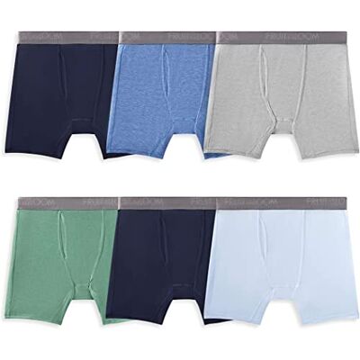 Fruit of the Loom 4-Way Stretch Boxer Briefs Lightweight & Moisture Wicking Underwear Long, Regular Leg & Trunk Boxeur ajusté, Coolsoft, Lot de 6, Les Couleurs Peuvent Varier, Homme - Publicité Fruit of the Loom 4-Way Stretch Boxer Briefs Lightweight & Moisture Wicking Underwear Long, Regular Leg & Trunk Boxeur ajusté, Coolsoft, Lot de 6, Les Couleurs Peuvent Varier, Homme - Publicité