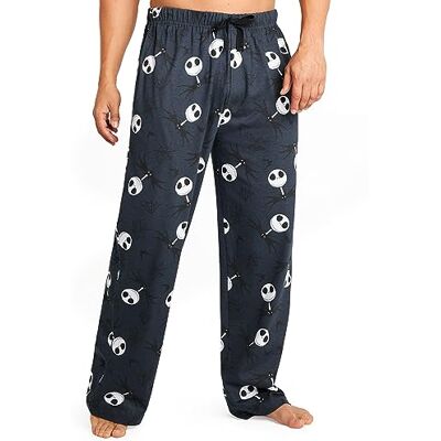 Disney Pantalon de Pyjama Homme Bas de Pyjama Doux Avec Poches Vêtement de Nuit et Détente Coton Cadeau Homme et Ado (3XL, Navy Jack) - Publicité Disney Pantalon de Pyjama Homme Bas de Pyjama Doux Avec Poches Vêtement de Nuit et Détente Coton Cadeau Homme et Ado (3XL, Navy Jack) - Publicité