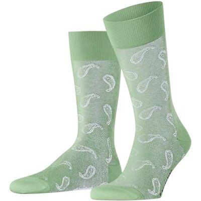 Burlington Paisley M So coton fantaisie 1 paire, Chaussettes Homme, Vert Quiet Green 7378, 40-46 - Publicité Burlington Paisley M So coton fantaisie 1 paire, Chaussettes Homme, Vert Quiet Green 7378, 40-46 - Publicité