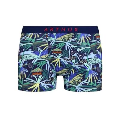 ARTHUR Boxer Homme Coton Bio, Taille S, Tropical Multicolore - Publicité ARTHUR Boxer Homme Coton Bio, Taille S, Tropical Multicolore - Publicité
