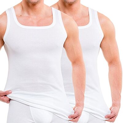 HERMKO 16025 Lot de 2 débardeur Homme agréablement Doux grâce au Modal - Publicité HERMKO 16025 Lot de 2 débardeur Homme agréablement Doux grâce au Modal - Publicité