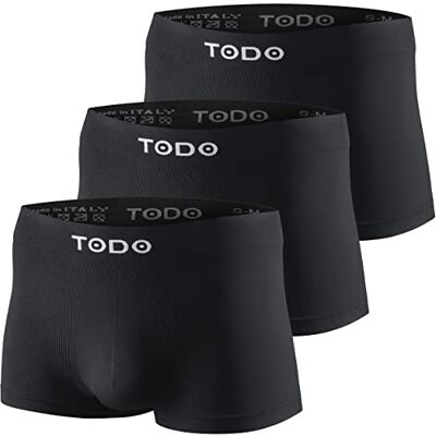 TODO Boxer de Sport Homme Respirant (Lot de 3) élastique sous-vêtements, Ajustement Parfait, sans Plis, sans frottement - Publicité TODO Boxer de Sport Homme Respirant (Lot de 3) élastique sous-vêtements, Ajustement Parfait, sans Plis, sans frottement - Publicité