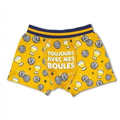 STC Boxer Passion Petanque Taille XL - Publicité STC Boxer Passion Petanque Taille XL - Publicité