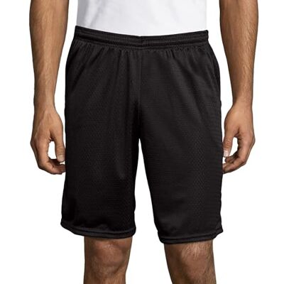 Hanes Mesh Pocket Short Courte, ébène, Taille L Homme - Publicité Hanes Mesh Pocket Short Courte, ébène, Taille L Homme - Publicité